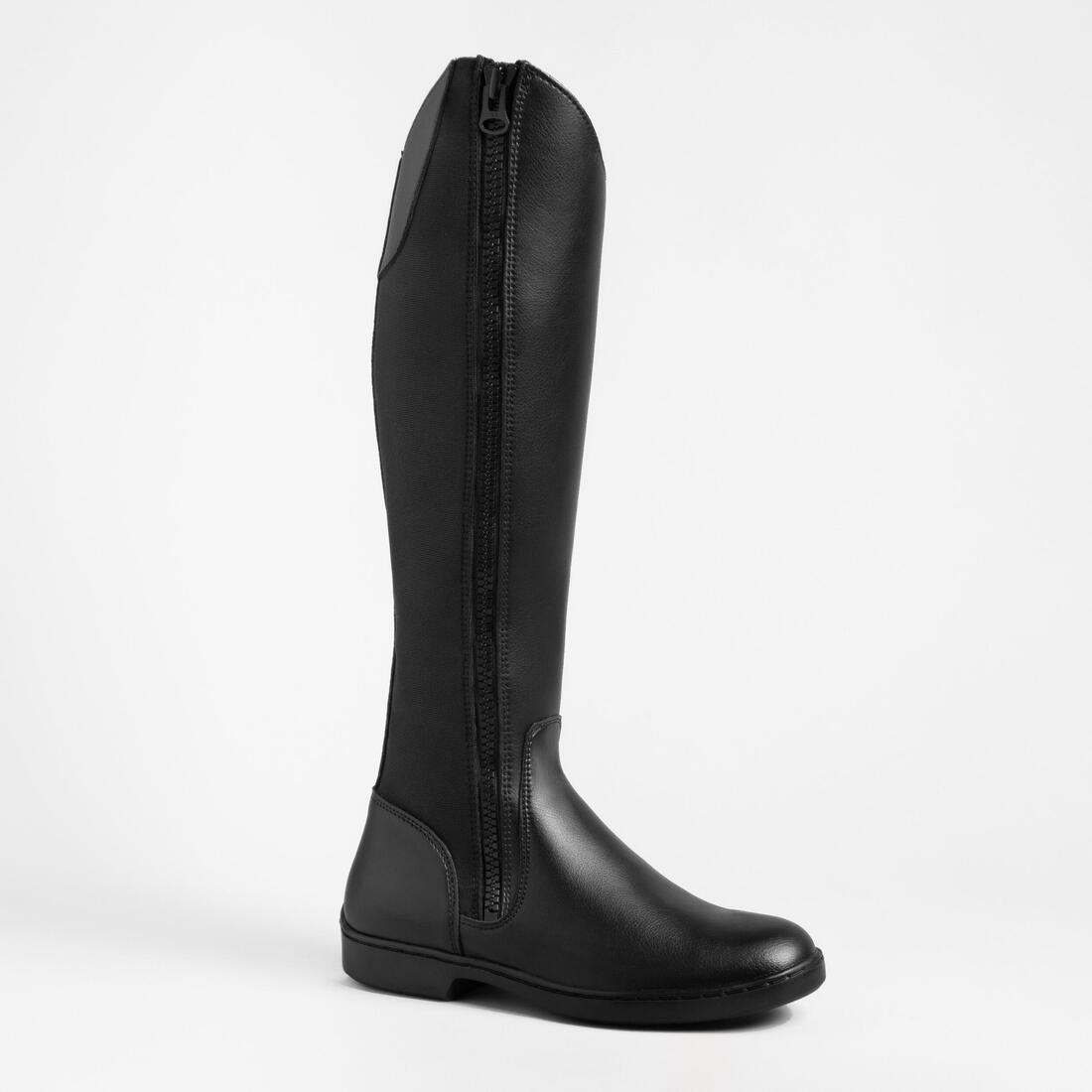 article en promo : Bottes équitation adulte 500 synthétique