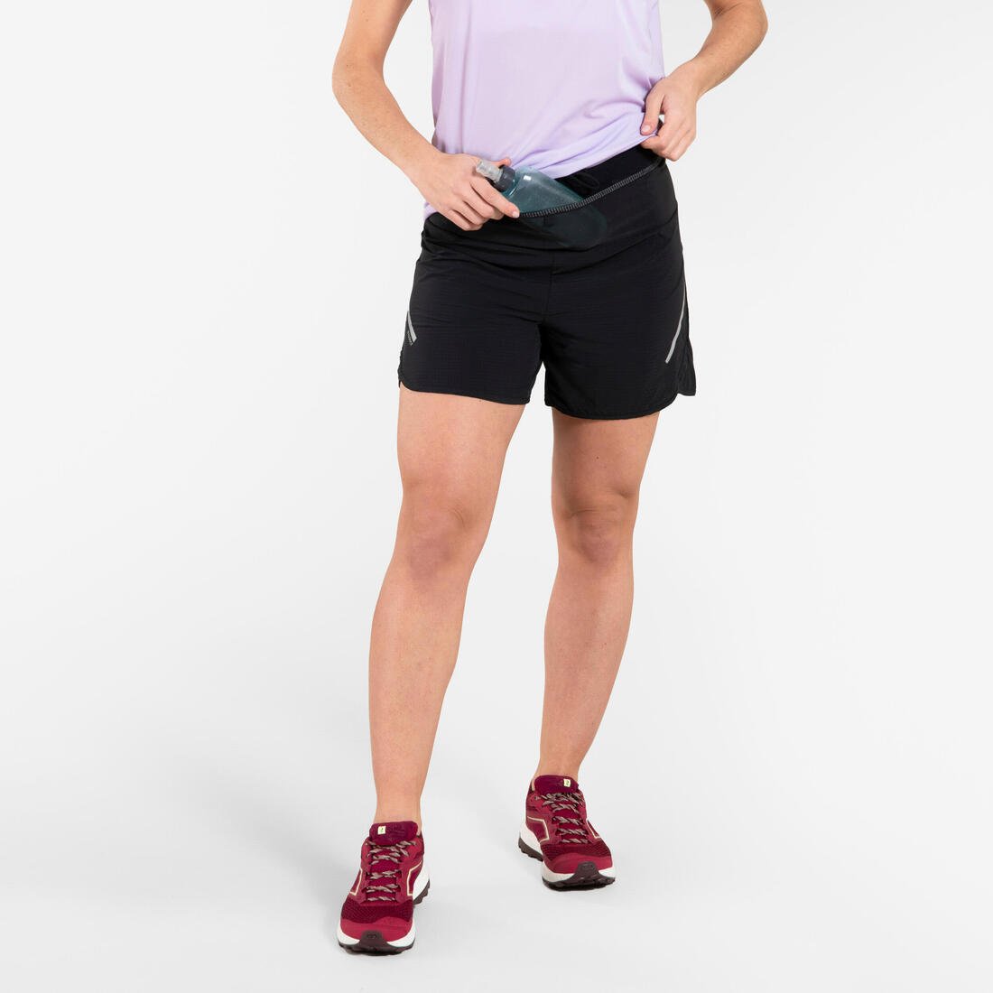 article en promo : Short de trail running baggy femme