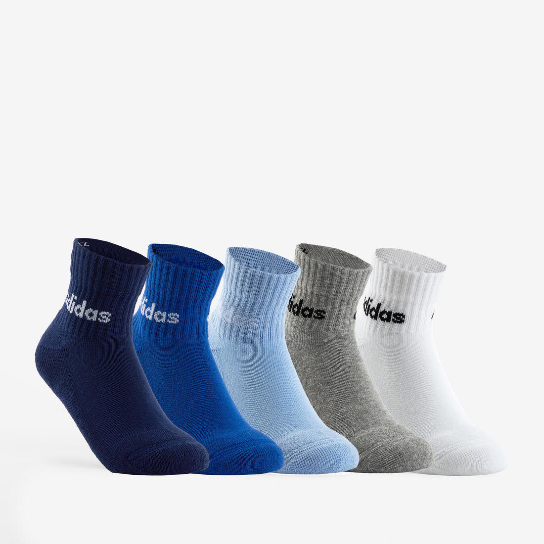 article en promo : Chaussettes de sport adidas junior mid x5 marine