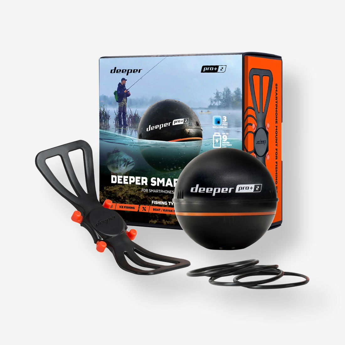 article en promo : Sondeur deeper pro plus 2 + support smartphone