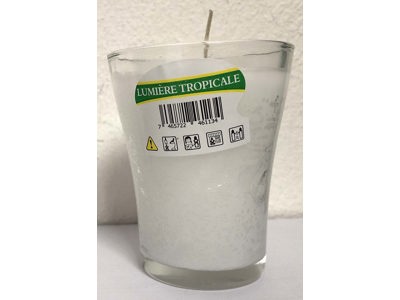 article en promo : Bougie verre