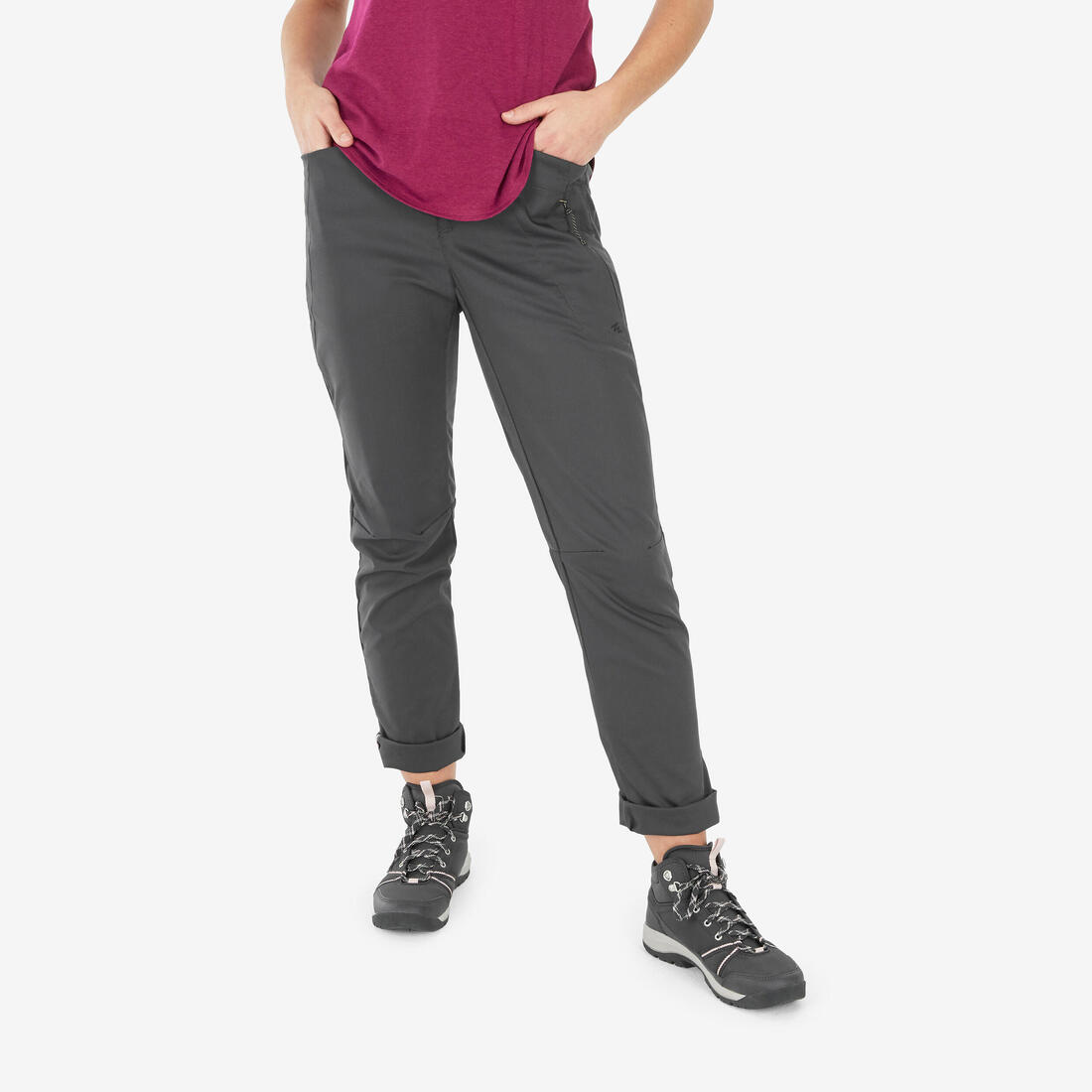article en promo : Pantalon de randonnée - nh500 regular - femme