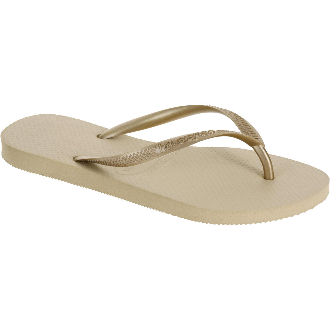 article en promo : Tongs femme slim beige