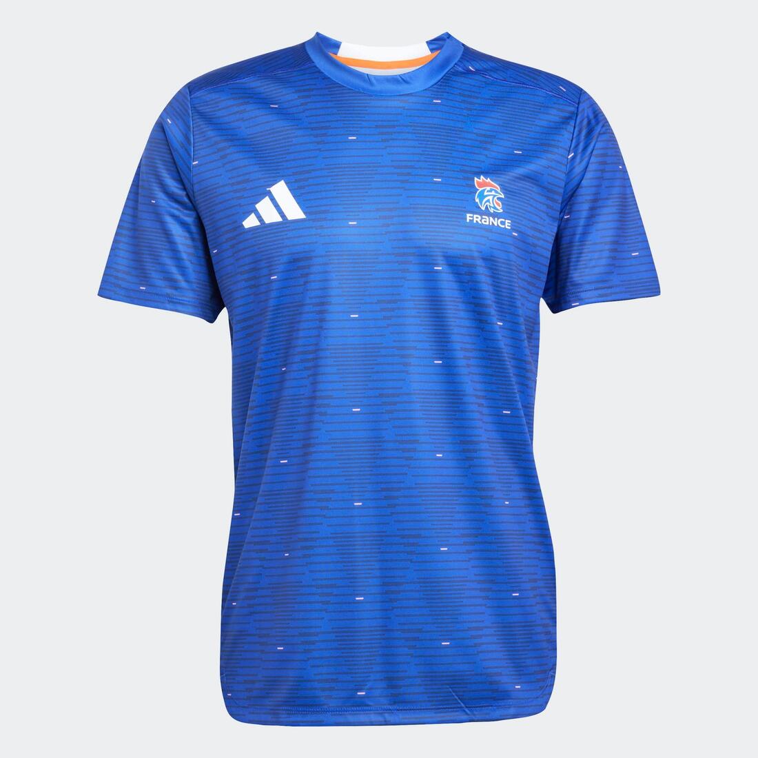 article en promo : T-shirt de handball entrainement equipe de france homme 2025