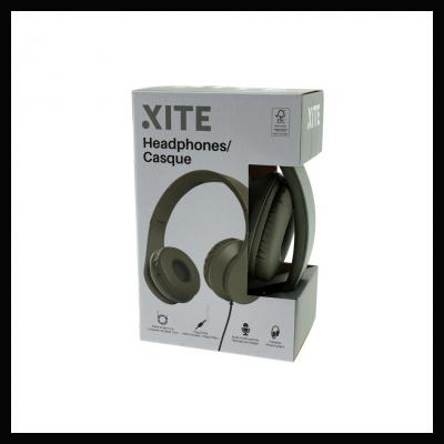 article en promo : XITE CASQUE AUDIO VERT MICRO INTEGRE