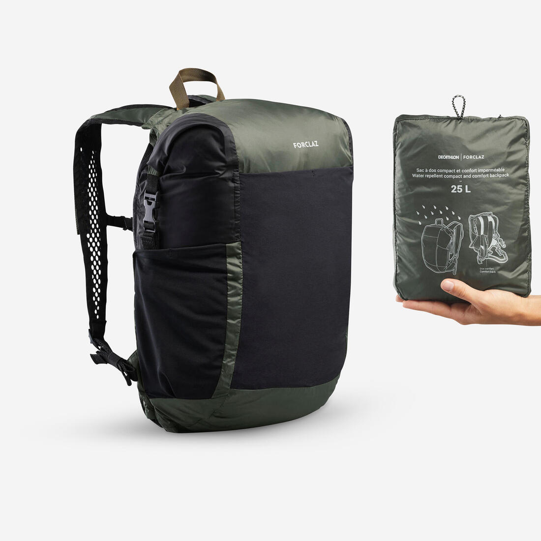 article en promo : Sac à dos de poche pliable et imperméable 25l, travel