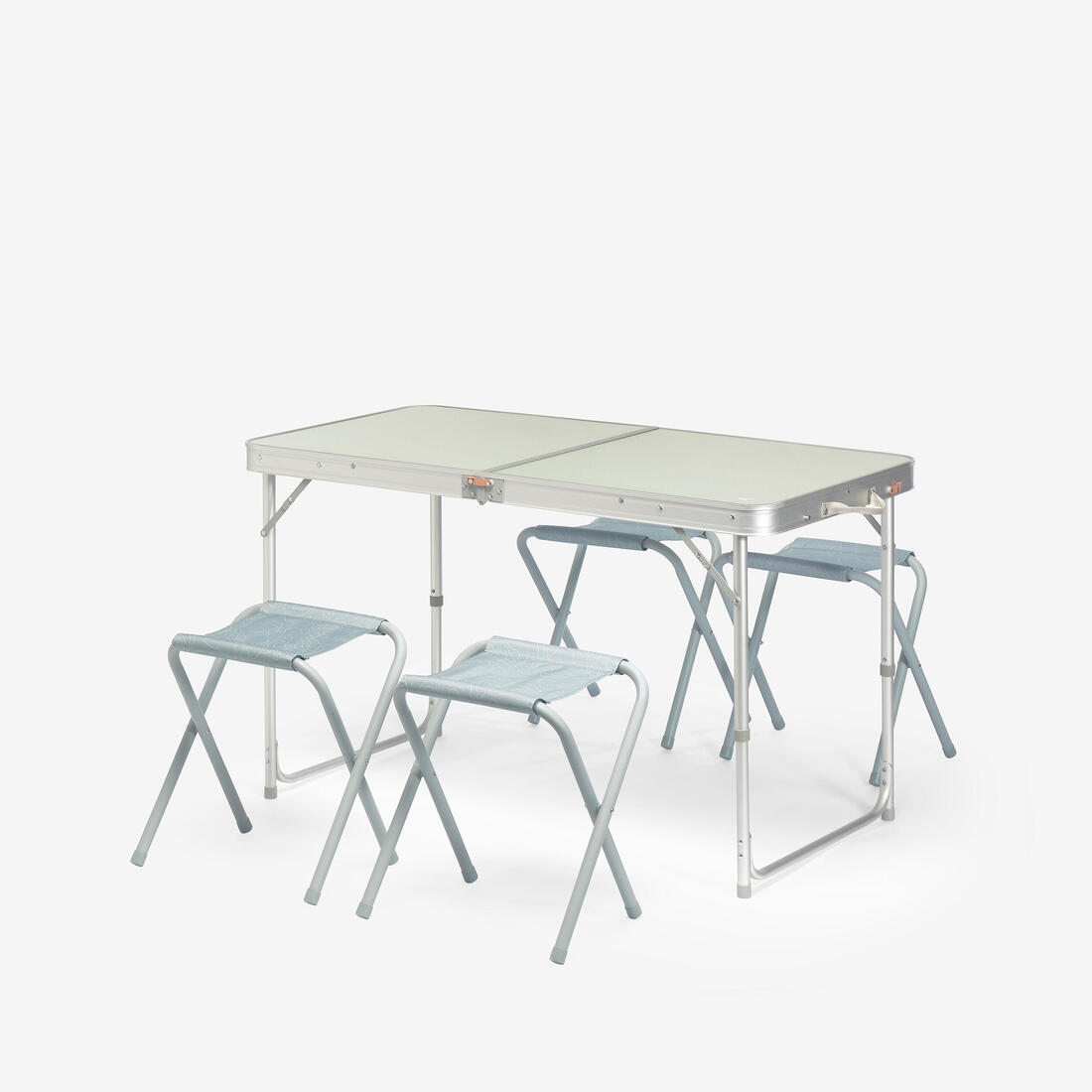 article en promo : Table de camping pliante, 4 tabourets, 4 à 6 personnes