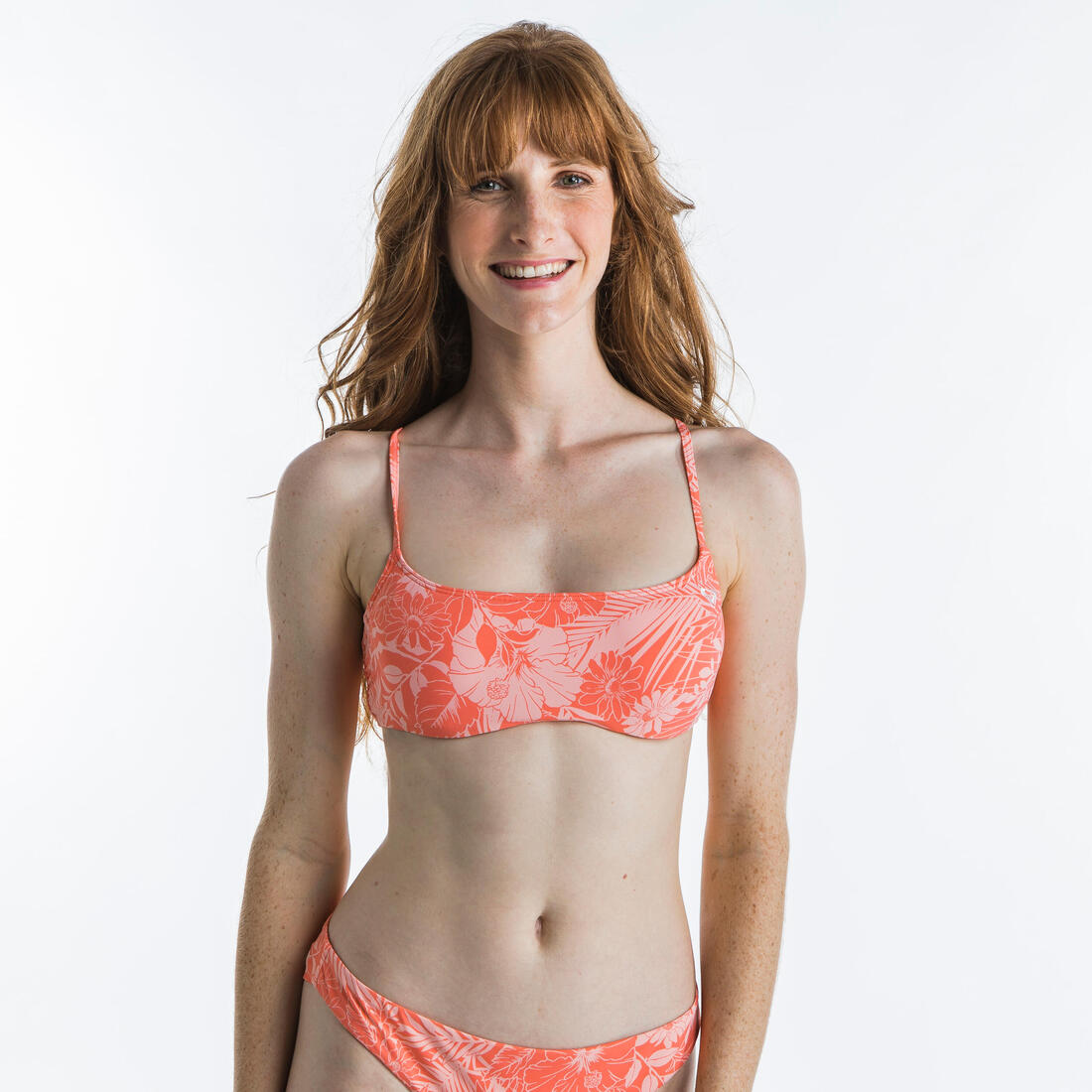 article en promo : Haut de maillot de bain brassiere roxy coques amovibles, réglage bretelles