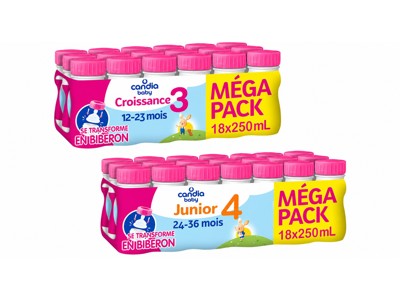 article en promo : Lait Baby Croissance 3 & Junior 4