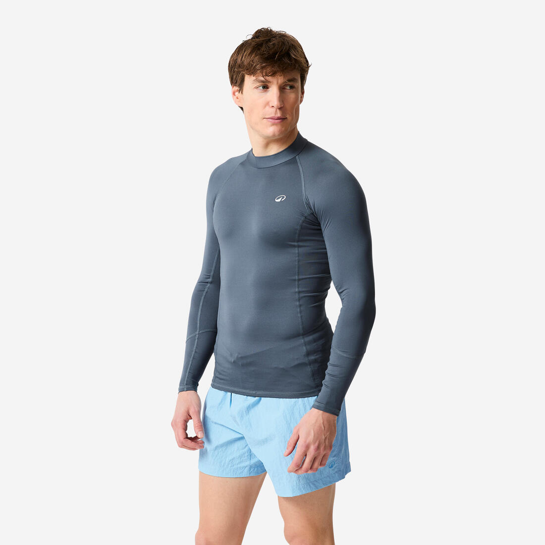 article en promo : Tee shirt anti uv surf manches longues homme, 100 gris