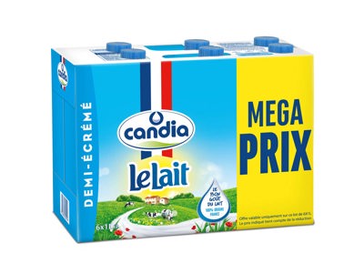 article en promo : Lait demi-écrémé (1)