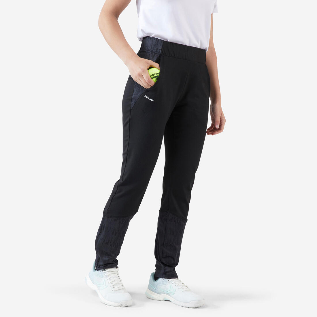 article en promo : Pantalon tennis thermique dry femme - th 500