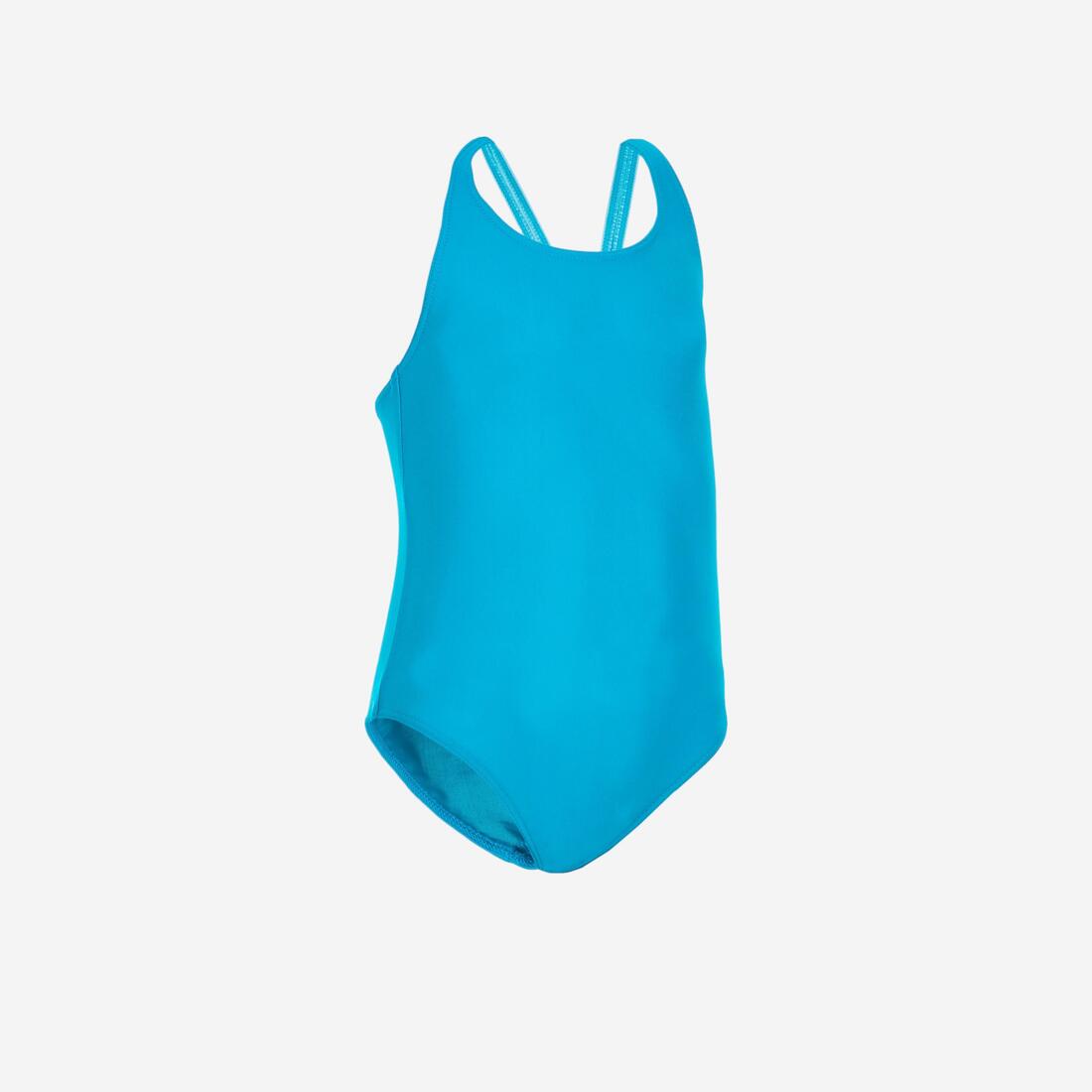 article en promo : Maillot de bain 1 pièce bébé fille bleu