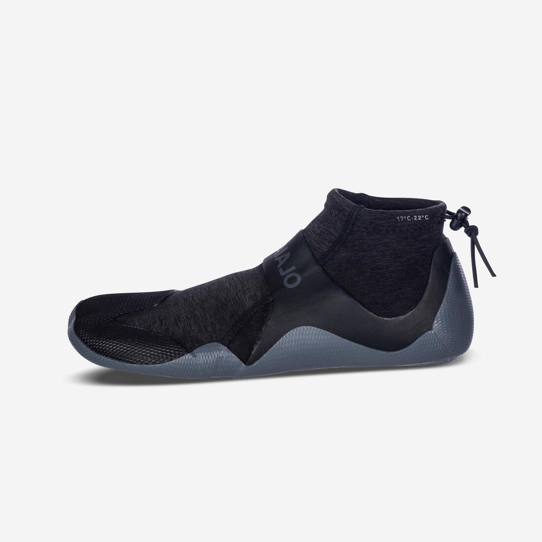 article en promo : Chaussons bas surf 500 néoprène 2mm gris noir