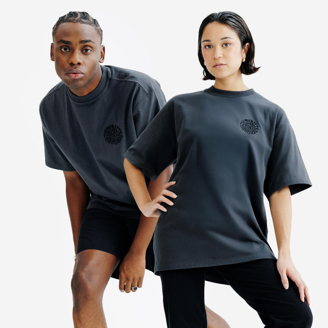 article en promo : T-shirt graphique mixte, elementals