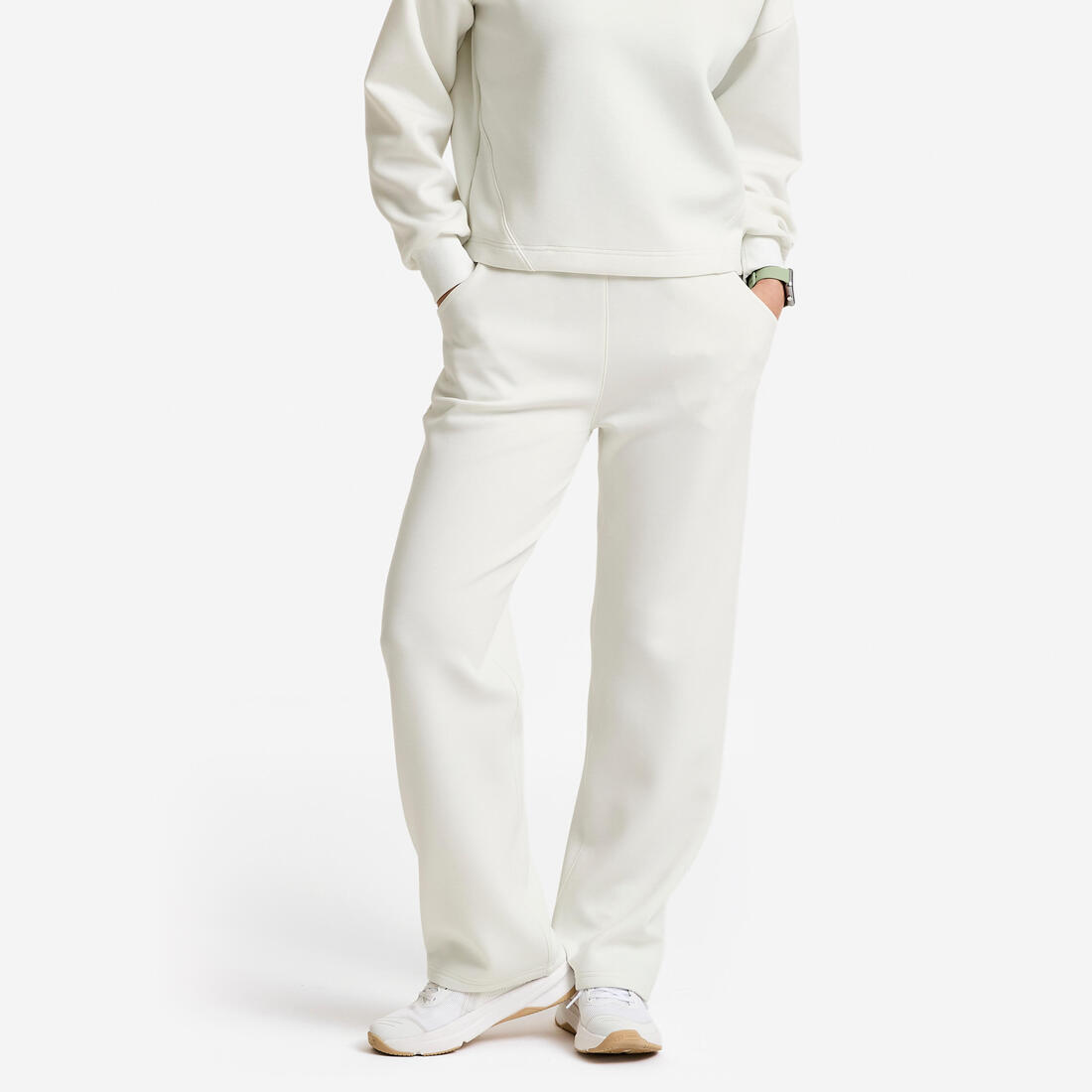 article en promo : Pantalon jogging fitness confortable, femme