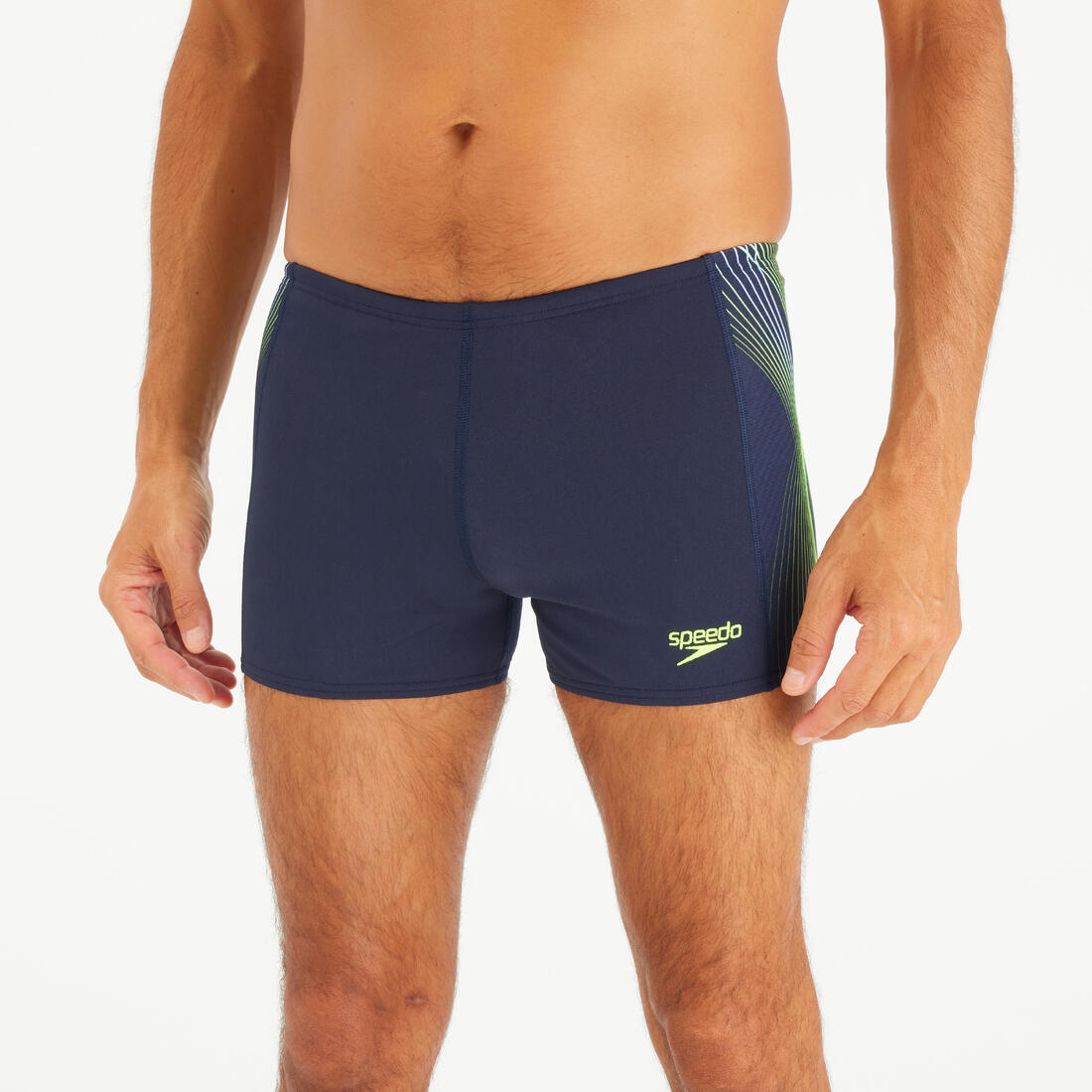 article en promo : Maillot de bain boxer homme - speedo logo true marine