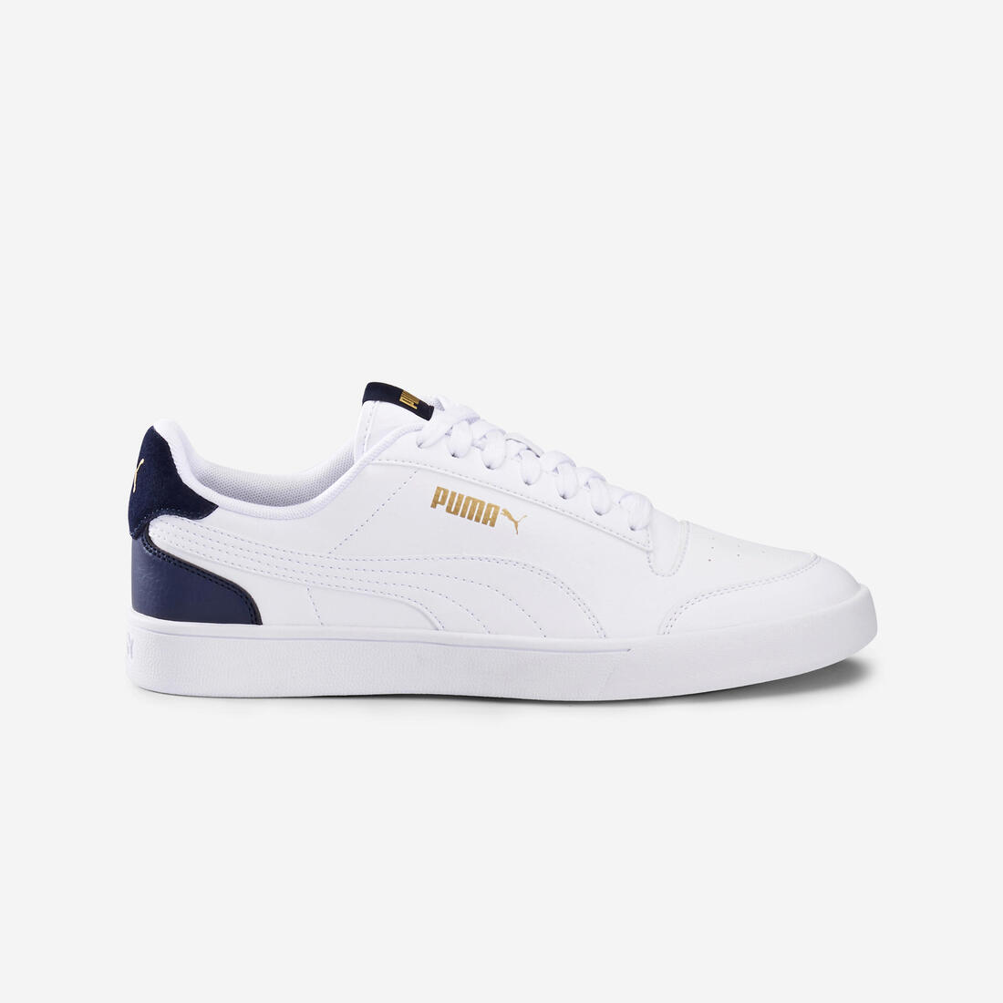 article en promo : Baskets de marche homme, shuffle blanche