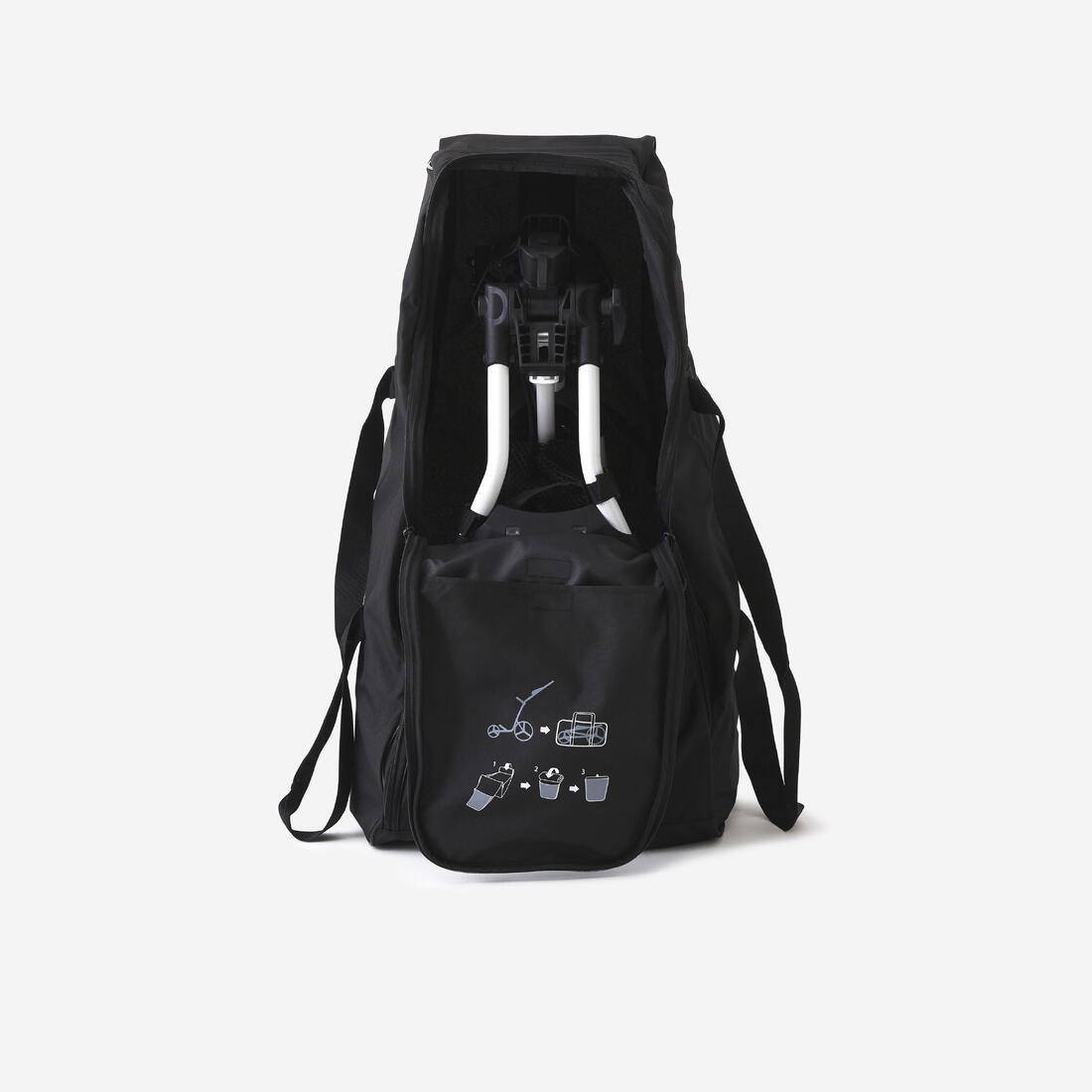 article en promo : Housse chariot golf zip noire - inesis