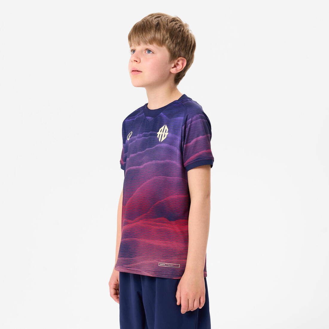 article en promo : Maillot de football viralto ii manches courtes enfant, "ag" a. griezmann violet