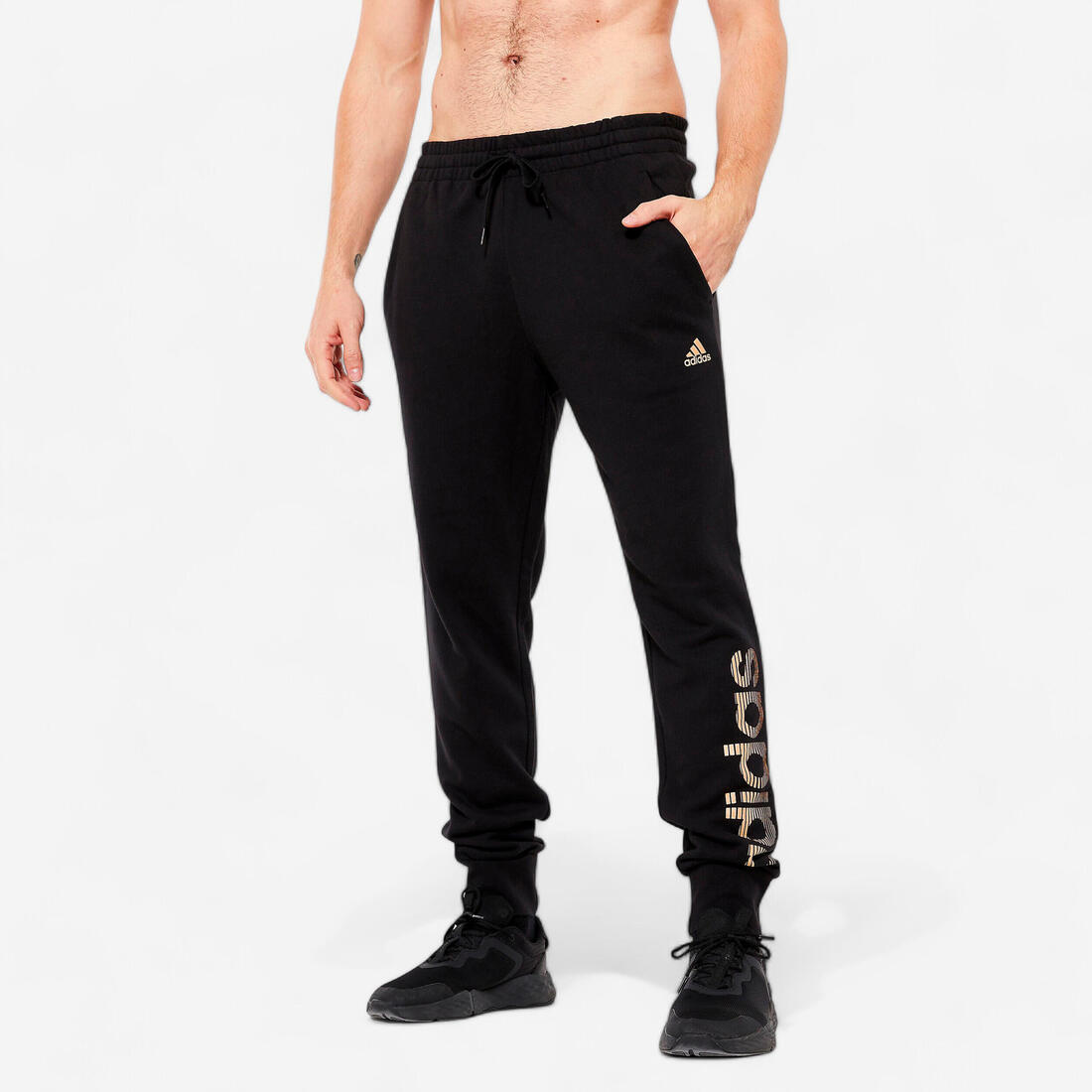 article en promo : Pantalon jogging de fitness soft training adidas homme noir