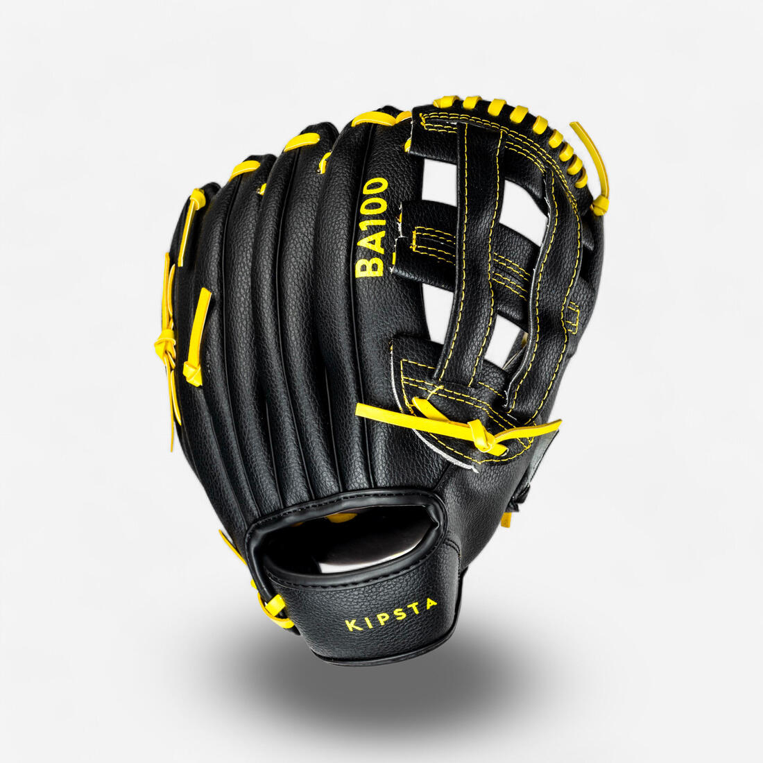 article en promo : Gant de baseball enfant pour lanceur droitier ba100 - jaune/noir
