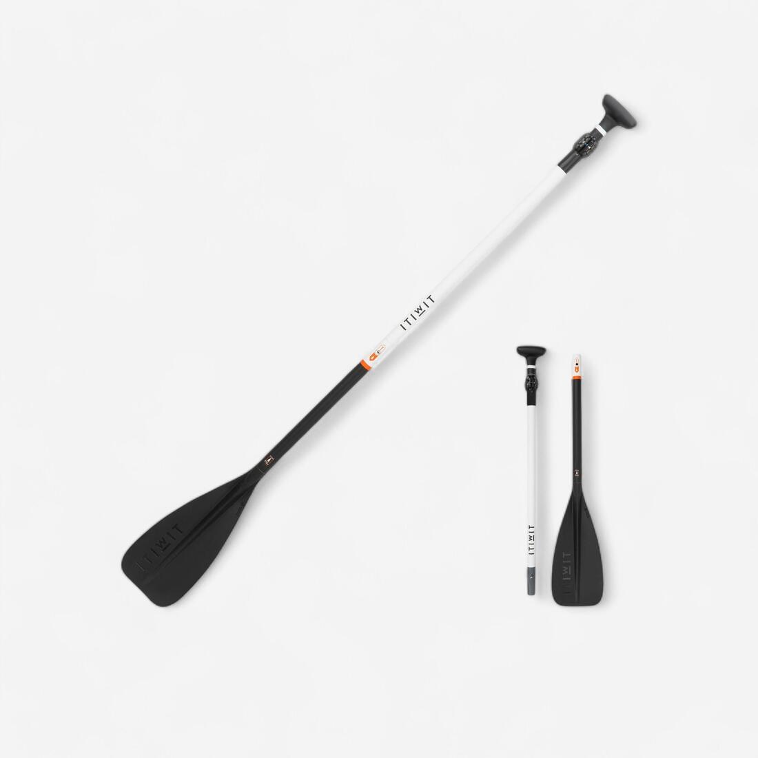 article en promo : Pagaie sup 500 tube carbone fibre de verre demontable reglable 160-190 cm - m