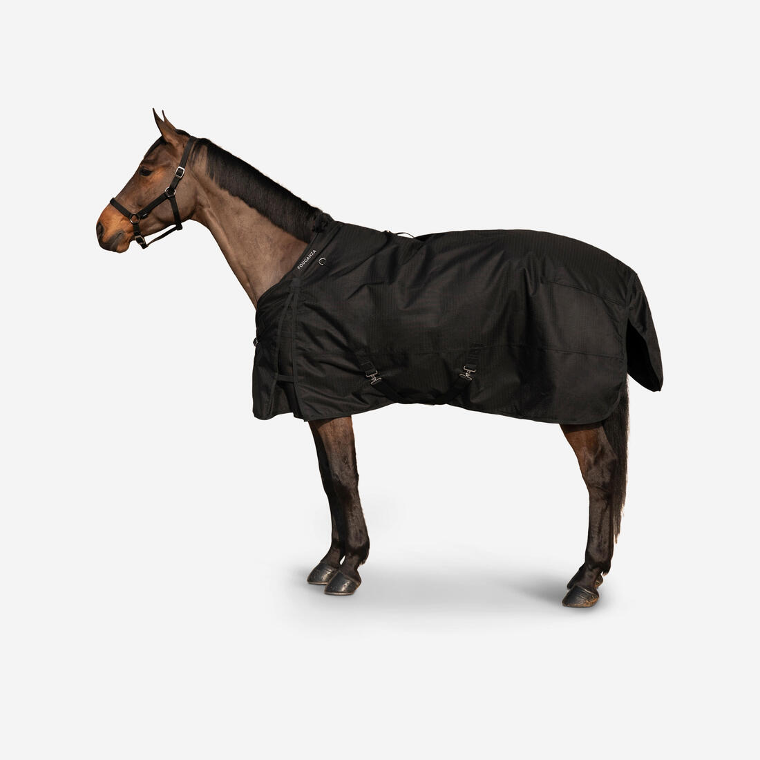 article en promo : Couverture équitation imperméable 1000 d cheval et poney - allweather 200 g