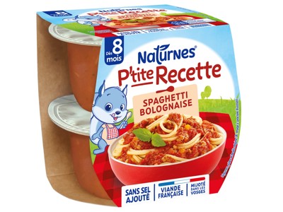 article en promo : Repas bébé "P'tite recette"