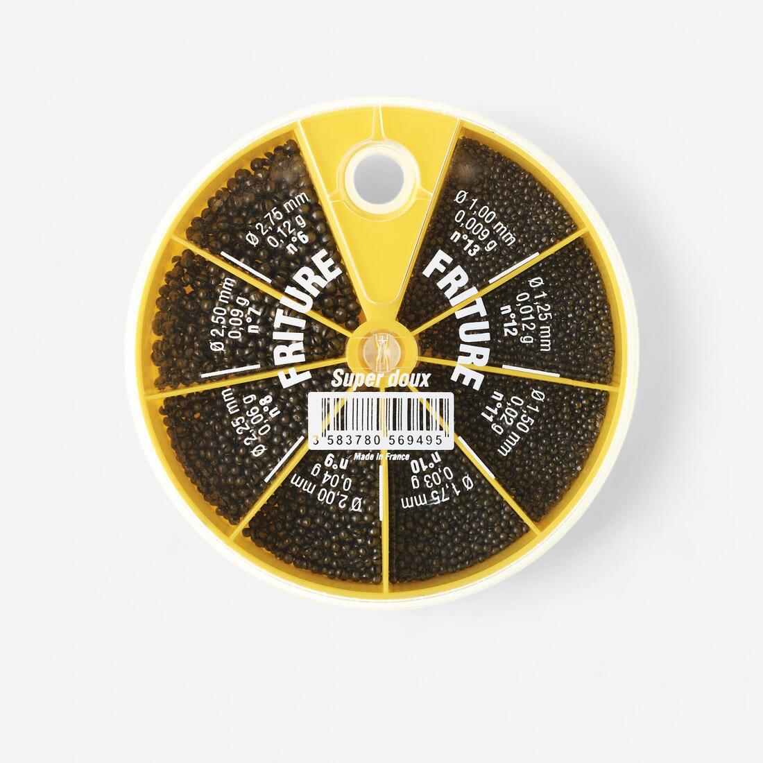 article en promo : Lest pêche boîte 8 cases plombs fendus