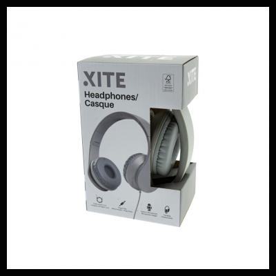 article en promo : XITE CASQUE AUDIO GRIS MICRO INTEGRE