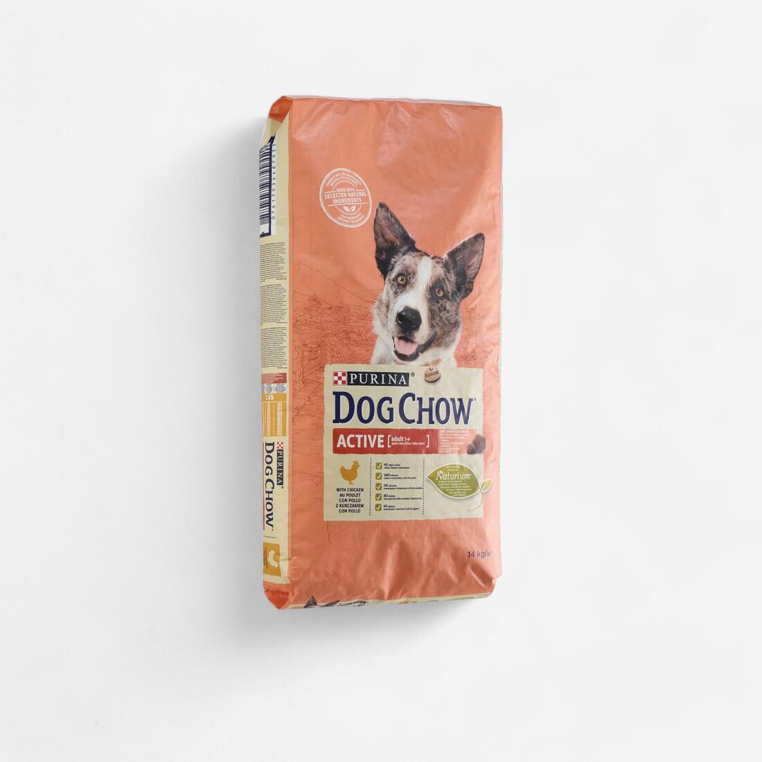 article en promo : Croquettes chien adulte  active poulet dogchow 14kg