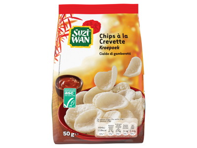 article en promo : Chips à la crevette
