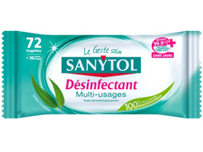 article en promo : Lingettes désinfectantes