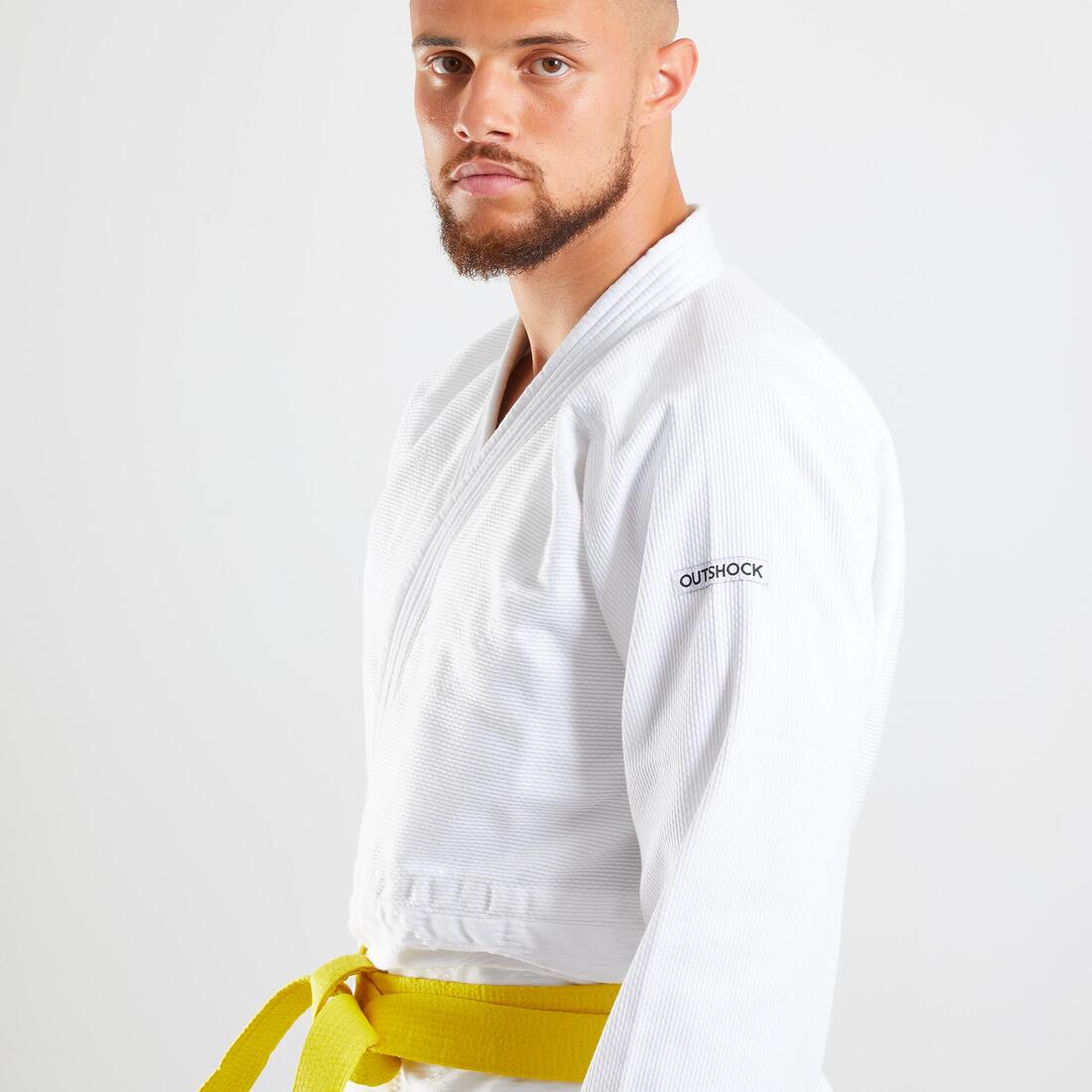 article en promo : Kimono de judo pour débutant adulte, blanc