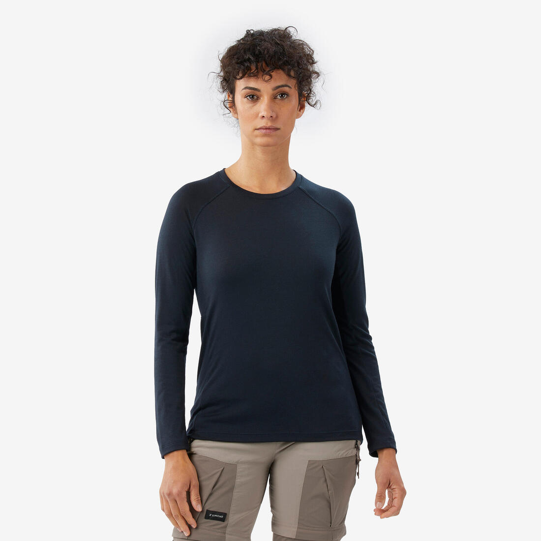 article en promo : T-shirt manches longues en laine mérinos femme, merino resist