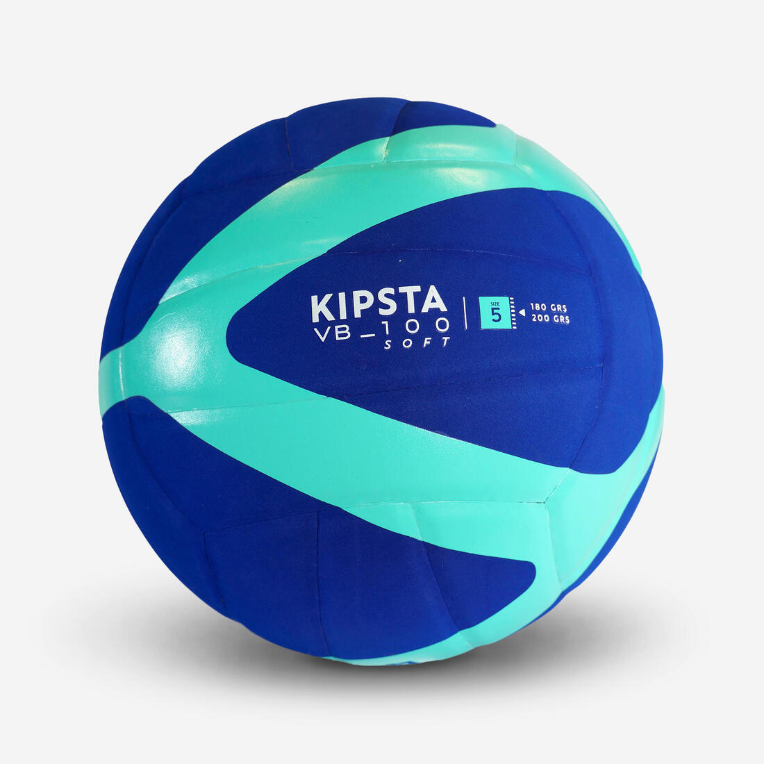 article en promo : Ballon de volleyball v100 soft 180 - 200 g pour les 4 à 5 ans - bleu