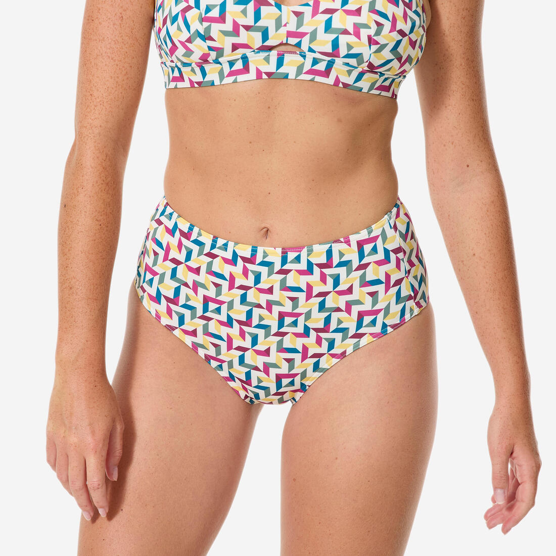 article en promo : BAS DE MAILLOT DE BAIN DE SURF FEMME TAILLE HAUTE ROMI SURF