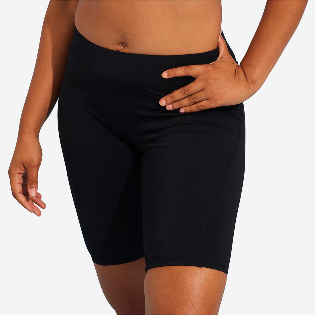 article en promo : Bas de maillot de bain short jammer aquagym-aquabike femme mila noir