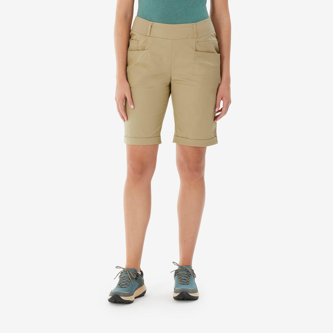 article en promo : Bermuda de randonnée femme, NH500