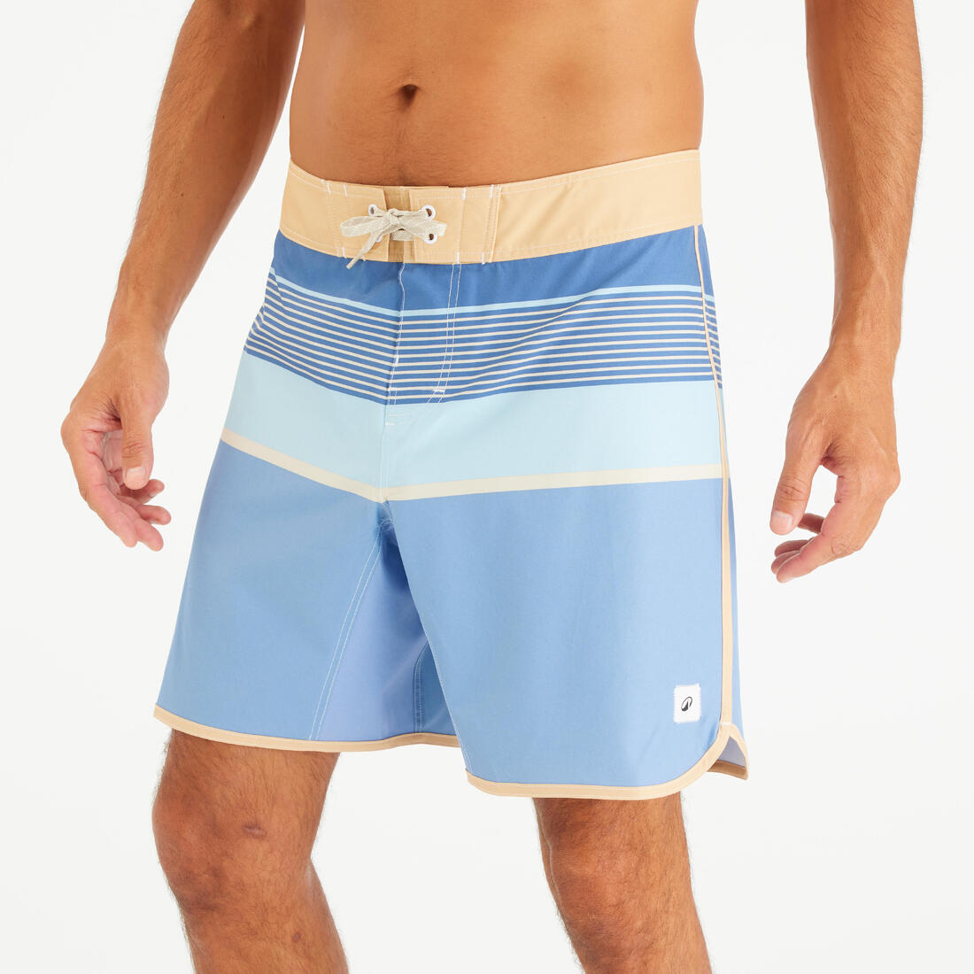 article en promo : Boardshort surf short de bain surf mi-long 18" homme, 500 Marin