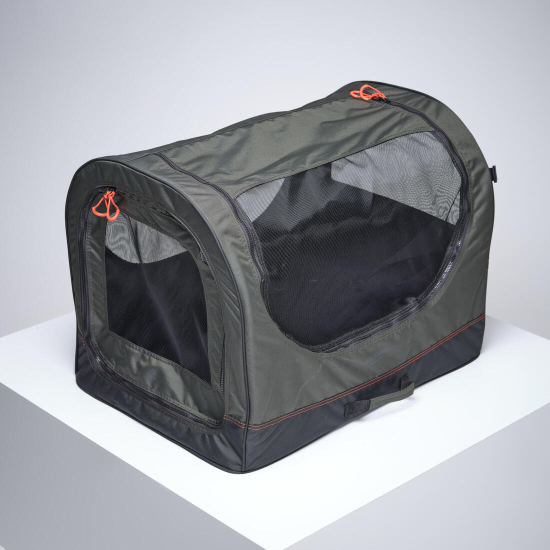 article en promo : Caisse de transport pliable pour 1 chien grise