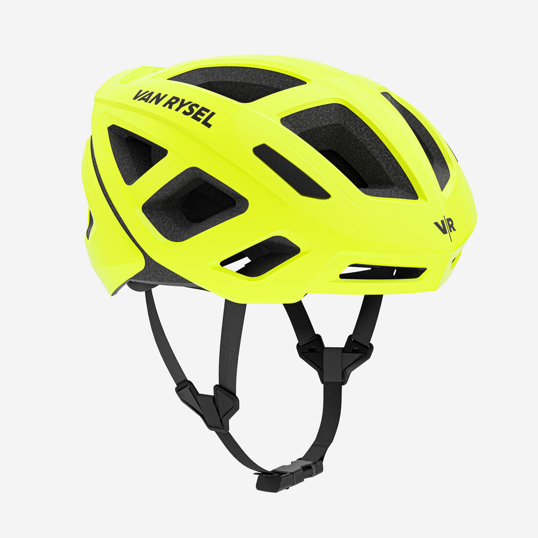 article en promo : Casque velo route roadr 500 jaune fluo