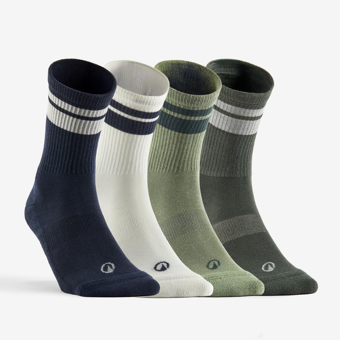 article en promo : Chaussettes de sport hautes lot de 4, DKT ONE motifs