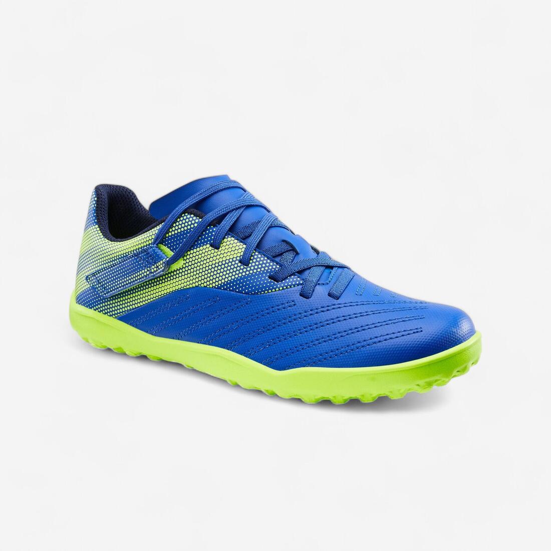 article en promo : Chaussure de football AGILITY 140 TF Scratch Bleue Grise