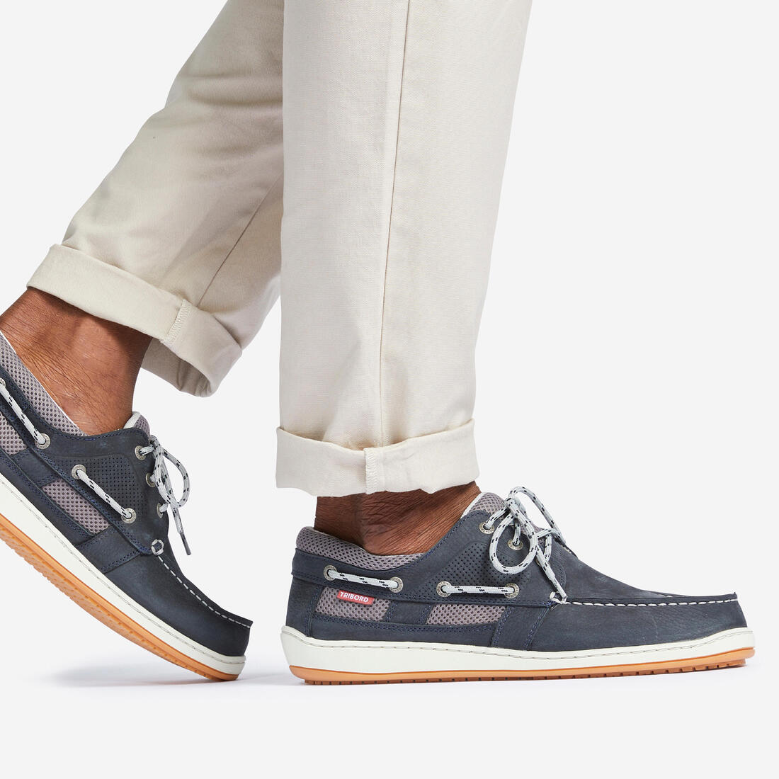 article en promo : Chaussures bateau cuir clipper  homme