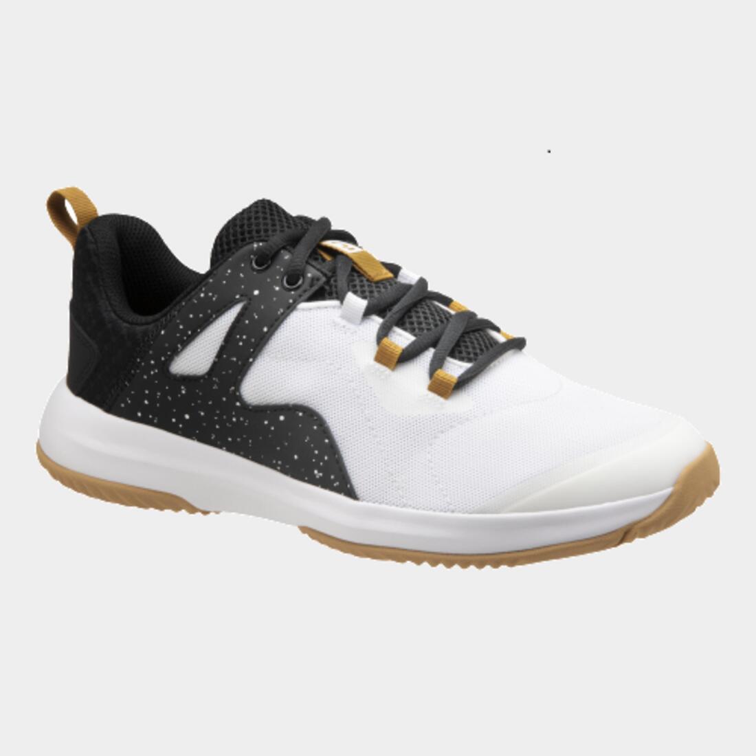 article en promo : Chaussures de handball h300 blanc noir