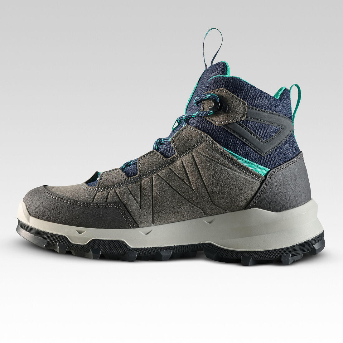 article en promo : Chaussures de randonnée hautes imperméables 28 au 39 enfant, mh900