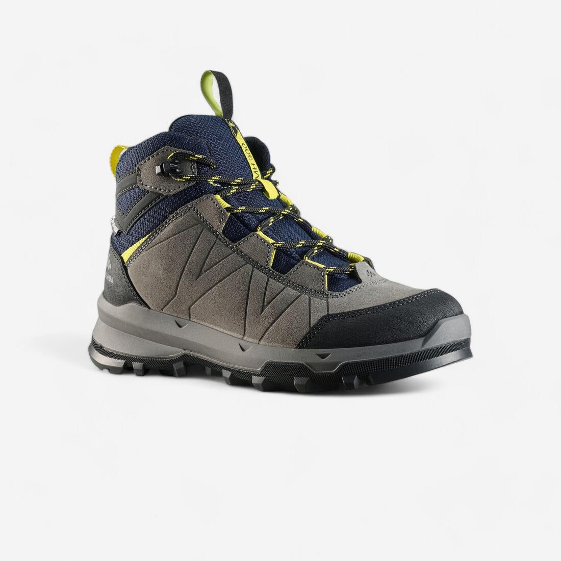 article en promo : Chaussures de randonnée hautes imperméables 28 au 39 enfant, mh900