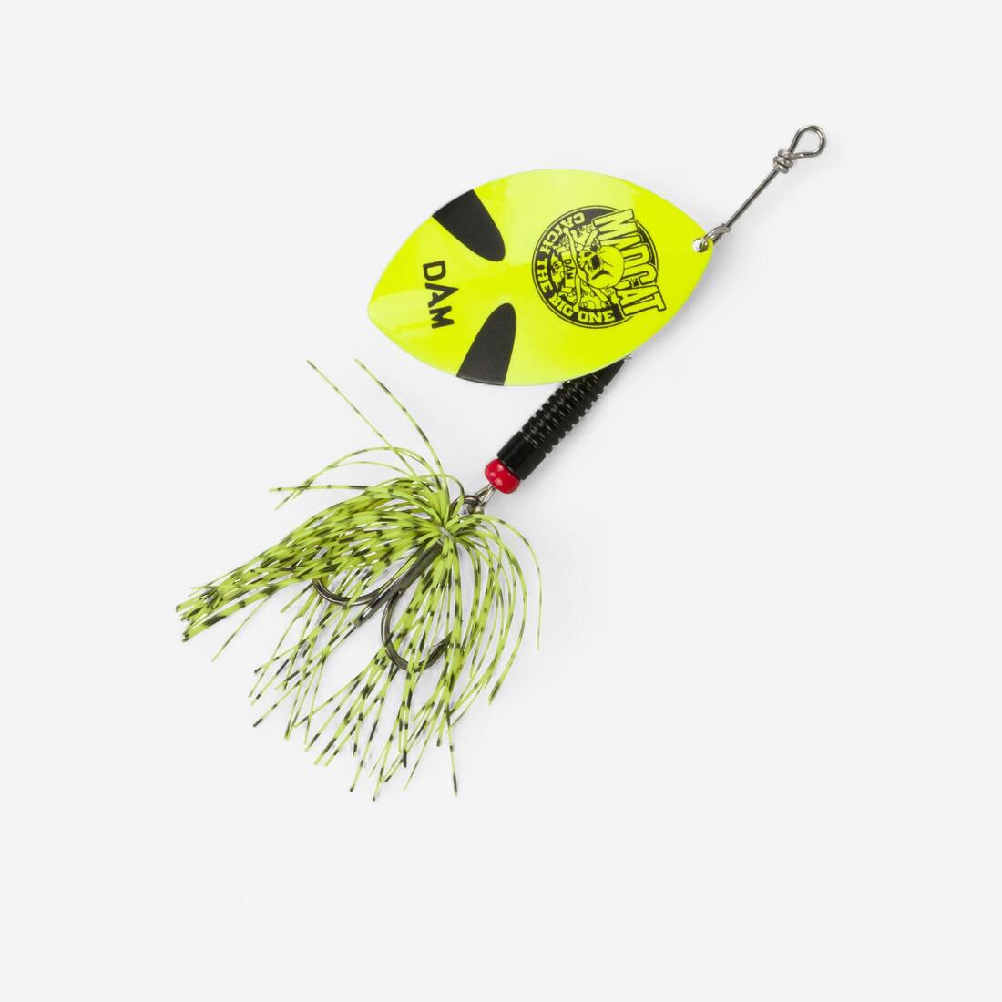 article en promo : CUILLER PECHE DU SILURE MADCAT BIGBLADE SPIN 55GR FLUO